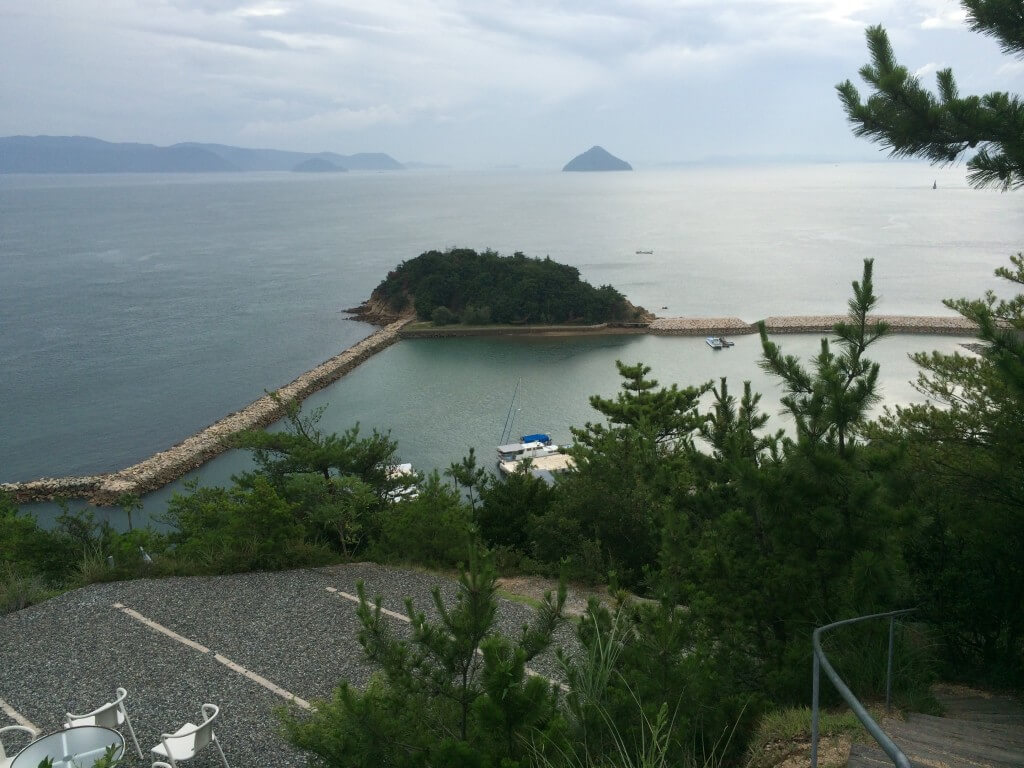 נוף מבית הקפה של מוזיאון צ’י צ’ו