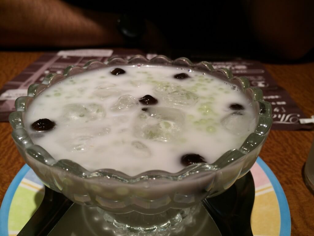 מרק טפיוקה וחלב קוקוס